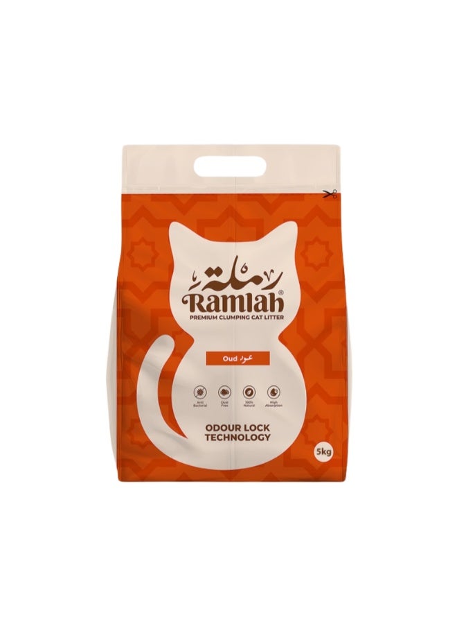 Ramlah Oud Premium Clumping Cat Litter - 5 KG